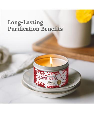 Buy Magnificent 101 Love Struck Aromatherapy Candle - 6 Oz Soy Wax Tin for Love Reignition & Chakra Healing | 30 Hour Burn - International Shipping Available - Buy Online on GoSupps.com
