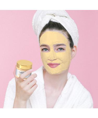 IIIMEIDU Turmeric Vitamin C Clay, Green Tea & Dead Sea Mud Face Mask Set - Deep Cleansing & Anti Aging Women's Skin Care - 2.5 FL Oz Each - Buy Online on GoSupps.com