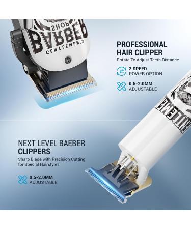 BESTBOMG Professional Hair Clippers for Men | Electric Beard Trimmer Kits & Sets | Ceramic T-Blade Shavers for Barbers & Gifts - Buy Online on GoSupps.com