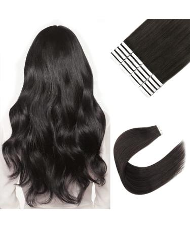 Sixstarhair tape in extensions real hair natural black 20 inch 50g 20pcs tape hair extension real hair #1b hair extensions tape 50 cm 1b # - Buy Online on GoSupps.com
