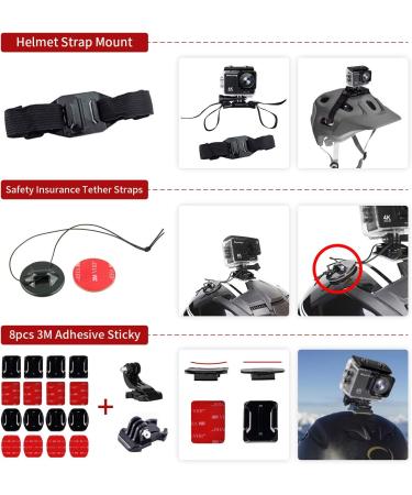 Action Camera Accessories Kit for GoPro & More - Mountdog Accessory Bundle Set - Buy Online on GoSupps.com