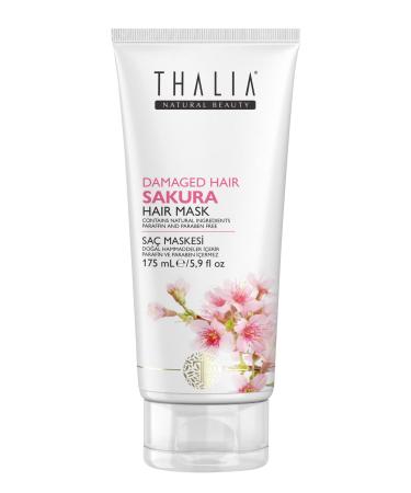 Thalia Natural Beauty Hair Mask 175 ml (Sakura Age Defense Hair Mask for Damaged Hair)