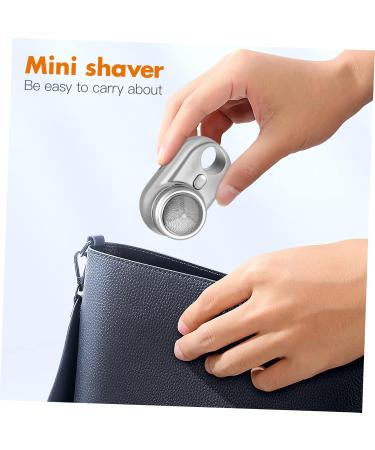 Balacoo 4pcs Electric Shaver for Men - Portable Mini Razor & Beard Trimmer - Washable Travel Shaver in Silver - Buy Online on GoSupps.com