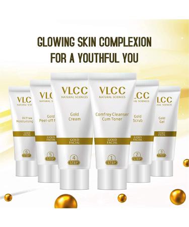 Gold Facial Kit for Women - Natural Women's Facial Kit (Pack of 4) - 60g | International Shipping - Buy Online on GoSupps.com