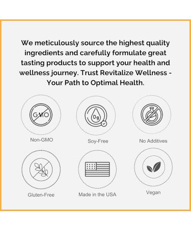 Revitalize Wellness Liposomal Vitamin C | 1 000 mg Vitamin C | Profound Absorption Pure Corn Free & GMO-Free | 30 Servings - Buy Online on GoSupps.com