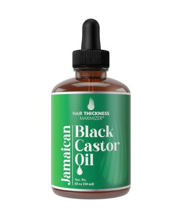 Jamaican Black Castor Oil (1fl Oz) by Hair Thickness Maximizer. Pure Unrefined Oils for Thickening Hair, Eyelashes, Eyebrows. Avoid Hair Loss, Thinning Hair for Men and Women 1.01 Fl Oz (Pack of 1) - Buy Online on GoSupps.com