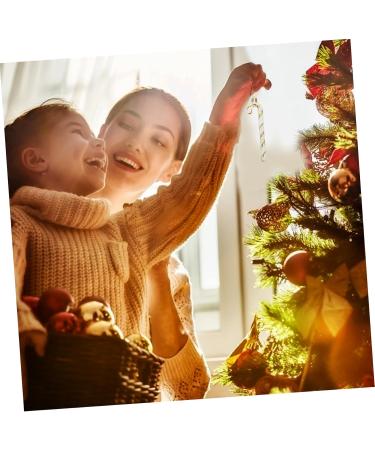 Cabilock Artificial Garland 18 Pcs Crutch Pendant Children s Toys Christmas Hanging Ornaments Candy Crutch Christmas Pendant Set - Buy Online on GoSupps.com