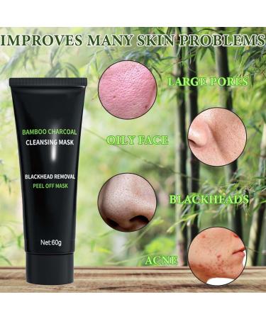 Charcoal Blackhead Remover Mask - Deep Cleansing Peel Off Face Mask for All Skin Types | Purifying Skin Care - Buy Online on GoSupps.com