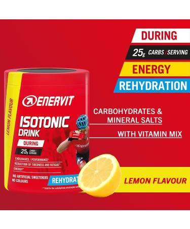 Enervit Sport Isotonic Drink Lemon 1x 420g Lemon 420 g (Pack of 1) - Buy Online on GoSupps.com