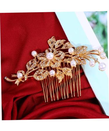 DOITOOL Rhinestone Hair Accessories Crystal Headpiece Bridal Headpiece Rhinestone Hair Clip Womens Barrettes for Hair Womens Hair Clips Hair Jewels for Women Tiara The Flowers Bride Comb - Buy Online on GoSupps.com