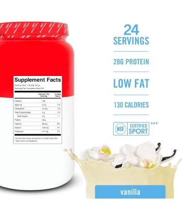 BIOSTEEL Grass-Fed Whey Protein Isolate Powder - Non-GMO Post Workout Supplement Vanilla Flavor 24 Servings - International Shipping Available - Buy Online on GoSupps.com