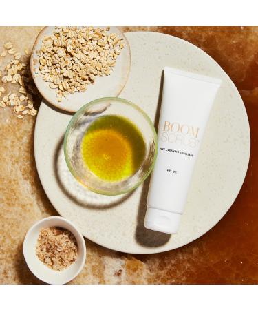 BOOM! by Cindy Joseph Gentle Exfoliating Facial Scrub - Deep Pore Cleanser for Sensitive Skin - Buy Online on GoSupps.com