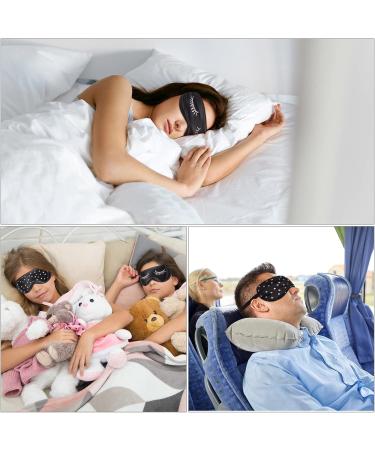Fuyamp Silk Sleep Mask - 2 Pack Light Blocking Eye Masks for Men Women & Children | Adjustable & Soft Night Masks - Buy Online on GoSupps.com