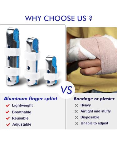 Buy Adjustable Aluminum Trigger Finger Splint | Support Brace for Injured Dislocated Fingers & Arthritis | International Shipping Available - Buy Online on GoSupps.com