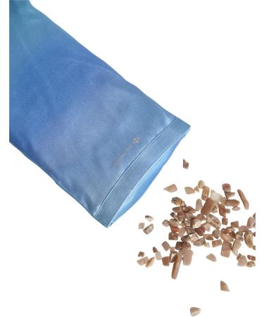 Halfmoon Crystal Collection Silk Eye Pillow - Moonstone - Buy Online on GoSupps.com