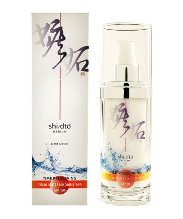 Urbanlab Berlin shidto shidto Antiageantiaging Urban Matte facial sunscreenLotion SPF 50 with CPepT Elastyl Technology Protects and improves skin texture and elasticity 60 ml
