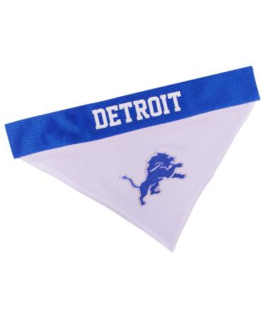 NFL Dog Bandana - Detroit Lions Reversible PET Bandana. 2 Sided Sports Bandana with a Premium Embroidery Team Logo, Small/Medium. - 2 Sizes & 32 NFL Teams Available - Buy Online on GoSupps.com