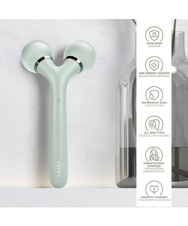 Geske SmartAppGuided Sonic Facial & Body Roller - 4 in 1 Dermaroller Device for Professional Face & Body Contouring - Buy Online on GoSupps.com