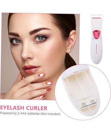 DOITOOL Heated Eyelash Curler Recargable Battery Lash Curling Iron Tool Electric Curlers Eyelash Curler Heated Eyelash Curler Pen Battery Portable Hair Care Product Outdoor Plastic White - Buy Online on GoSupps.com