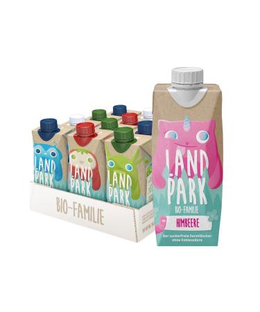 Landpark organic family try mix 12x0.5l I children's drink without sugar and sweetener I suitable I Suitable for 1 year.