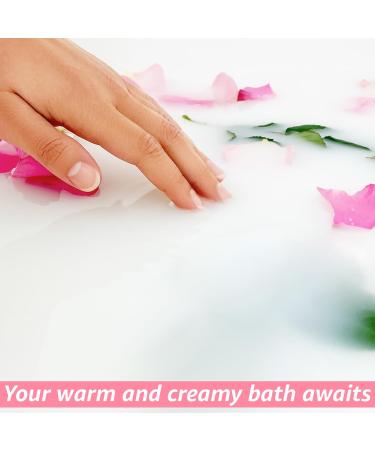 Calming Rose Coconut Milk Bath Soak | Moisturizing Spa Salt Powder for Stress Relief | Perfect Gifts for Women - Birthday & Christmas - Buy Online on GoSupps.com