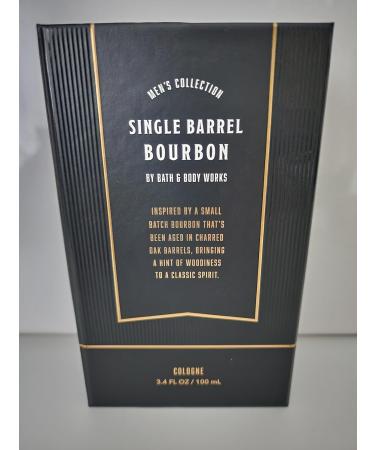 Single Barrel Bourbon Cologne 3.4 FL OZ for Men packed in Presentable Packaging & Gift Box by Bath and Body - Buy Online on GoSupps.com