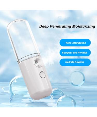 Face Humidifier Face Humidifier Skin Care Portable USB Charging Moisturizing Hydrator Nano Mist Sprayer Face Nano Mist Sprayer for Home (White) - Buy Online on GoSupps.com