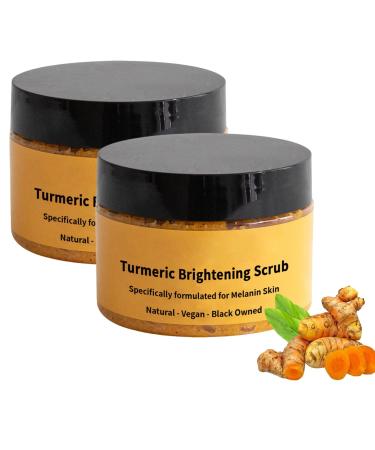 EXQST Turmeric Brightening Scrub 100g - Natural Turmeric Body Scrub - Suitable for Inside Bikini Thigh