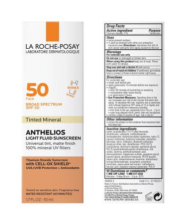 La Roche-Posay Anthelios Tinted Mineral Sunscreen 1.7 Fl Oz + Travel Size Hydrating Cleanser - Buy Online on GoSupps.com