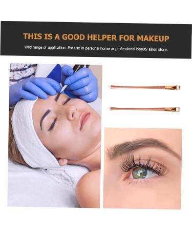 LALADEFIEE 2pcs Eyeliner Brush Brow Definer Brush Fine Liner Brush Eyebrow Makeup Brow Brush Artificial Fiber - Buy Online on GoSupps.com