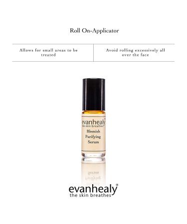 Evanhealy Blemish Purifying Facial Serum Roll-On for Acne | Natural Spot Treatment with Essential Oils | Rosehip Seed Oil | Alcohol-Free - Buy Online on GoSupps.com