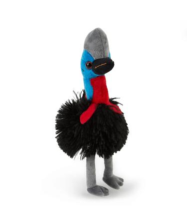 Zappi Co Cassowary Plush Toy (20cm Height) - Soft Huggable Safari Companion Eco-Friendly Perfect for Young Animal Lovers 100% Recycled