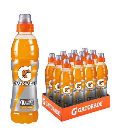 PepsiCo Gatorade Sport Drink Sports Drink Non-carbonated Orange Flavour Helps to Replenish Lost Mineral Salts 12 x 500 ml