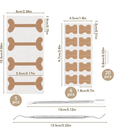 102Pcs Ingrown Toenail Kit Ingrown Toenail Corrector for Ingrown Toenail Treatment Including 80 PCS Ingrown Toenail Corrector 20 PCS C Shape Filling Pad and 2 Styles Ingrown Toenail Tools - Buy Online on GoSupps.com