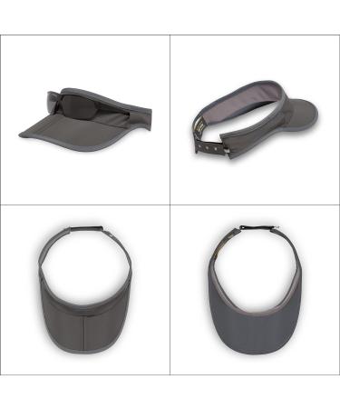 Sunday Afternoons Aero Visor - Black/Gray Slate | Ultimate Sun Protection for Outdoor Adventures - Buy Online on GoSupps.com