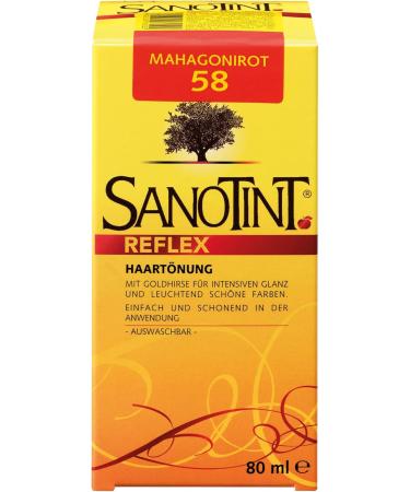  Sanotint SANOTINT Reflex Tint 58 Mahogany Red (80ml) - Buy Online on GoSupps.com