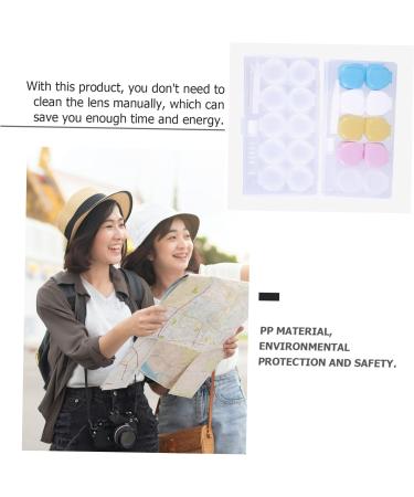 Gatuida Contact Lens Holder - 2pcs Portable Glasses Case | Colorful PP Contact Container | International Shipping - Buy Online on GoSupps.com