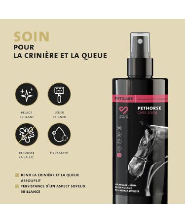 Peticare Cheval Hair Care for Horses - Mane Tail Silky Long Lasting Shine Dirty Drying Out Promotes Horse Hair - petHorse Care 2004 - Buy Online on GoSupps.com