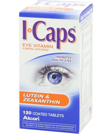 Systane ICaps Lutein & Zeaxanthin Eye Vitamin 120 Coated Tablets - 1 Pack - Buy Online on GoSupps.com