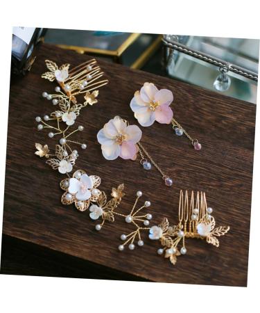 DOITOOL Tiara Bridal Headbands Wedding Hair Combs Hair Accessories for Flower Girls Wedding Headpiece Wedding Hair Clips Prom Hairpin Bride - Buy Online on GoSupps.com