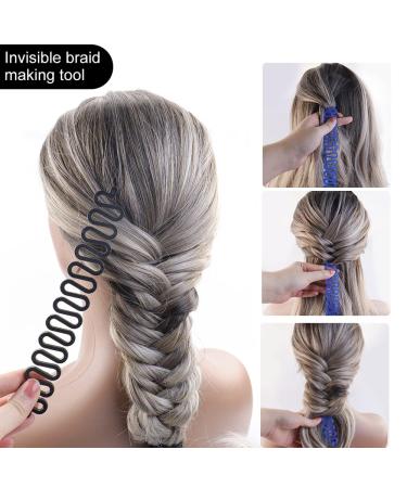 NAIHOD 2 Sets Tail Hair Tool - DIY Hair Loop Styling Set for French Braiding and Ponytails - Buy Online on GoSupps.com