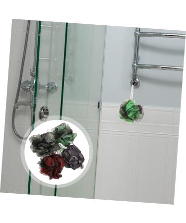 Beaupretty Bathing Skin Scrubber 4pcs - Foaming Net Loofah for Kids & Adults | Hair Ties Included - Premium Bath Essentials - Buy Online on GoSupps.com