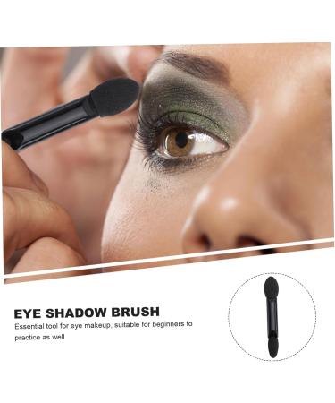 PLAFOPE 10pcs Dual Sided Eye Shadow Brush Eyeshadow Stick Brush Paupi re Sponge Eyeshadow Brush Kit Black - Buy Online on GoSupps.com