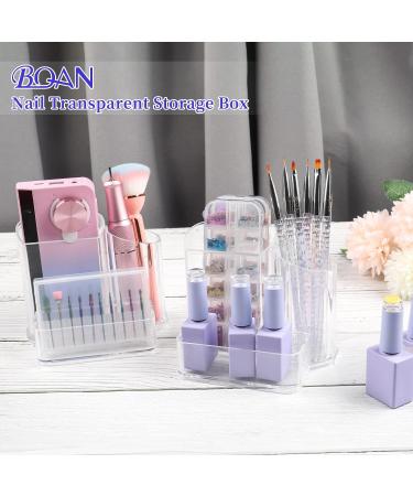 BQAN Nail Drill Holder Box | Professional Organizer & Storage for Nail Techs | Nail Drill Stand Display & Desk Organizer for Nail Lovers - Buy Online on GoSupps.com