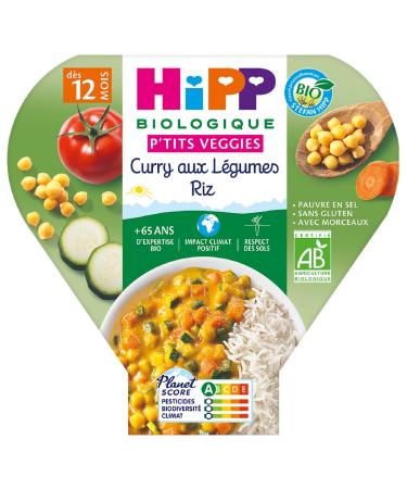 HiPP Organic - Vegetable Curry Rice 230g