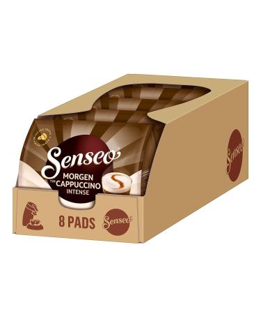 Senseo Morning Cappuccino Intense Coffee Pads - 40 Pack (5 x 8 Drinks) | International Shipping Available - Buy Online on GoSupps.com