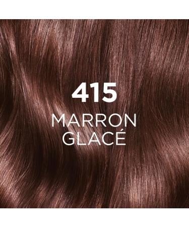 L'Or al Paris - Semi-Permanent Tone-on-Tone Hair Color - Ultra Glossy & Natural Color - Ammonia Free - Casting Cr me Gloss - Shade: Icy Brown (415) - Buy Online on GoSupps.com