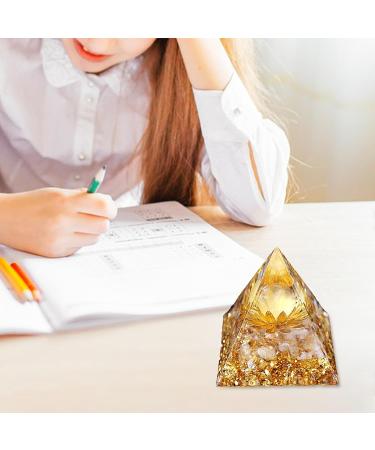 Orgonite Crystal Pyramid Crystals Tiger's Eye Reiki Orgonite Gemstones Protection Crystals Energy Gain Generator for Yoga Meditation Indoor Handmade Decor for Lencyh - Buy Online on GoSupps.com