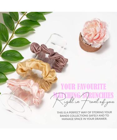 Beenyx 10 Inch Clear Acrylic Scrunchie Holder Stand for Hair Ties - Organize and Display Your Scrunchies Easily - Buy Online on GoSupps.com