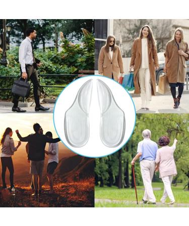 Dr. Shoesert Arch Support Gel Insoles - Plantar Fasciitis Relief for Sandals | Orthotic Foot Care with Adhesive Heel Cushion - Buy Online on GoSupps.com